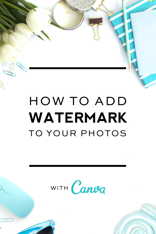 How to add a Watermark in Canva