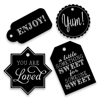 Free Black & White Gift Tags Printable For Every Occasion!