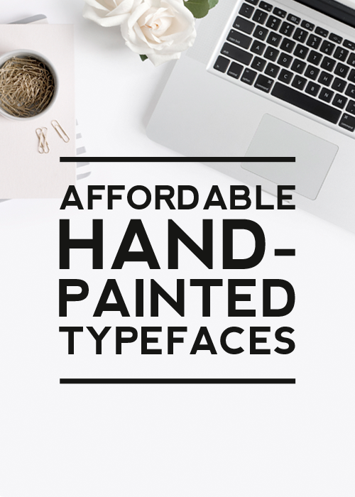 Affordable Hand Painted Fonts Post Cover