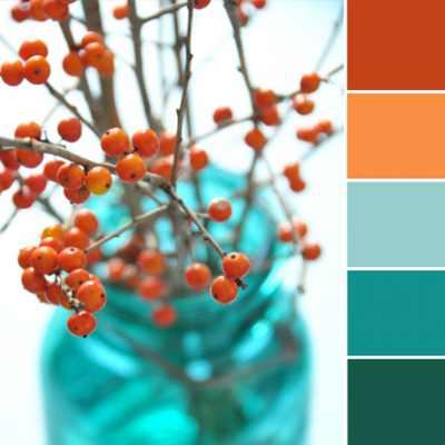 Color Love | Orange + Teal