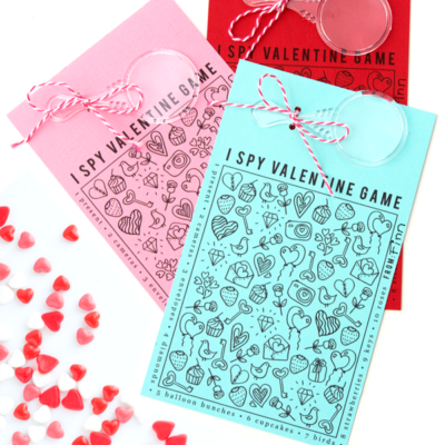 Free Printable Valentine Game - I Spy Valentine