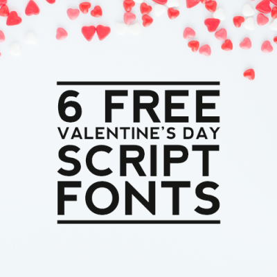 6 Free Valentine's Day Script Fonts