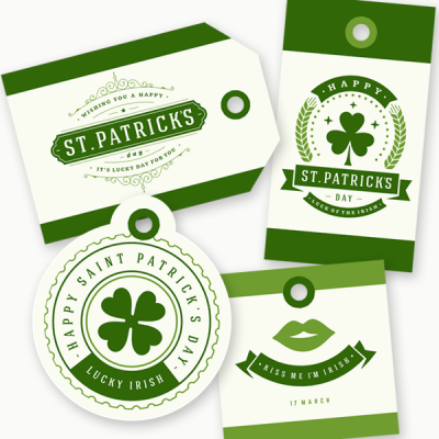 Free St.Patrick's Day Tags