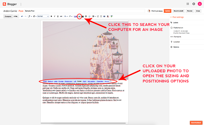 How to Resize Blogger Photos Automatically