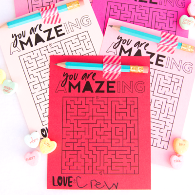 Valentine's Day Maze Free Printable