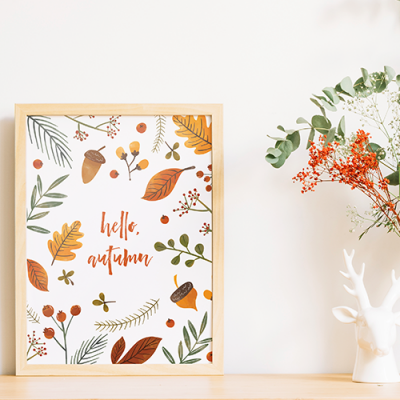 Hello, Autumn Free Printable