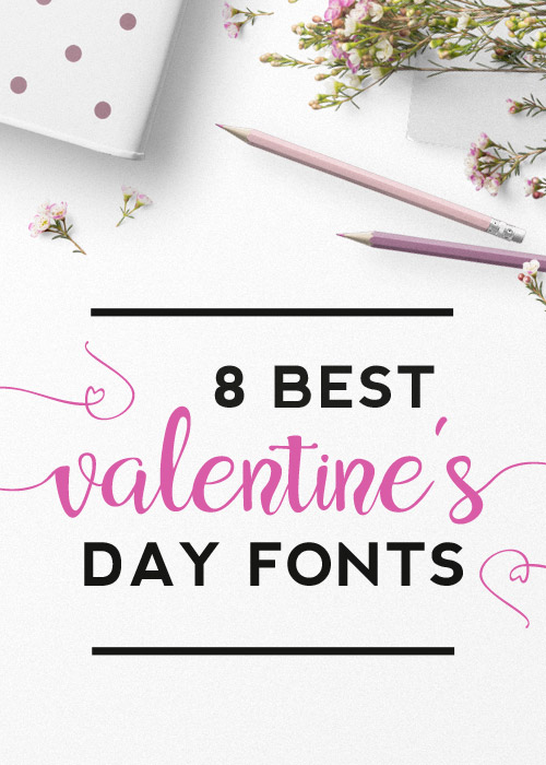 8 Best Valentine's day fonts cover photo