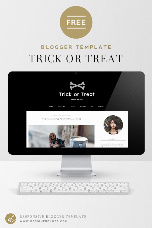 Free Spooky Blogger Template - Trick or Treat