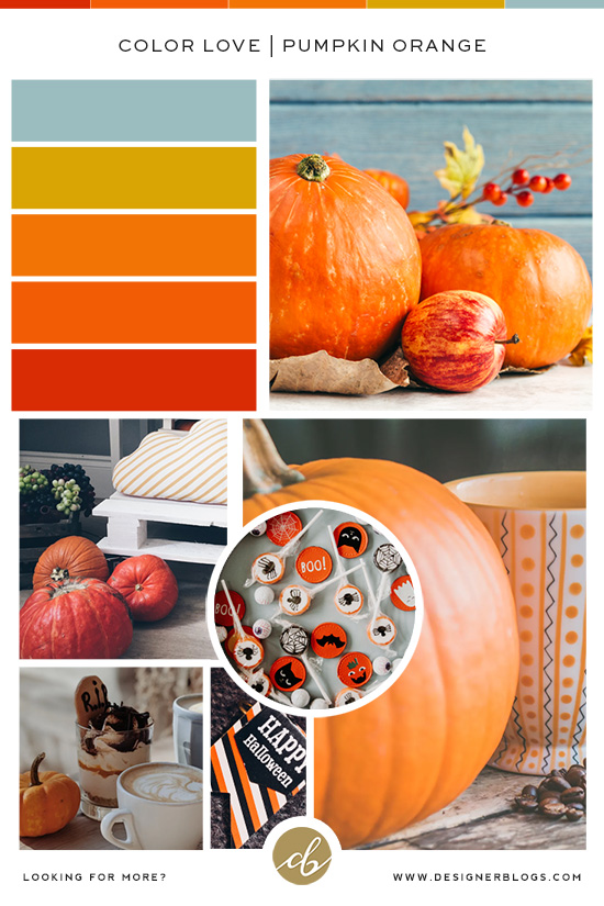 Perfect Halloween Color Palette - Pumpkin Orange