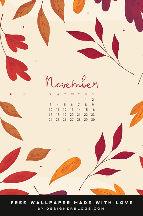 Free November 2024 Wallpaper & Instagram quote