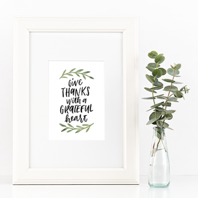 Give Thanks Free Printable